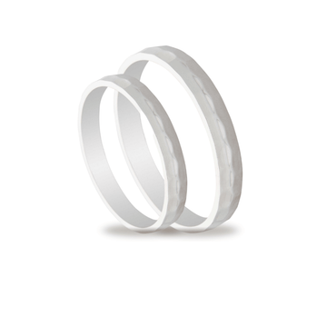 Βέρες Σετ Λευκόχρυσες με Σχέδια MASCHIO FEMMINA TMF-100 - themelidisjewels